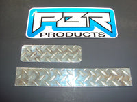 EZ-Go Golf Cart Diamond Plate 2 Piece Dash Cover set.