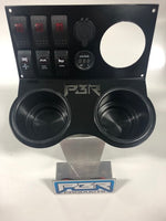 PBR Products fits Honda Pioneer 6 Switch 2 Outlet Holes 3" radio hole BLACKTOP EDITION- Part #1000BTEBO